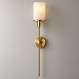 Novella Alabaster Torch Wall Light