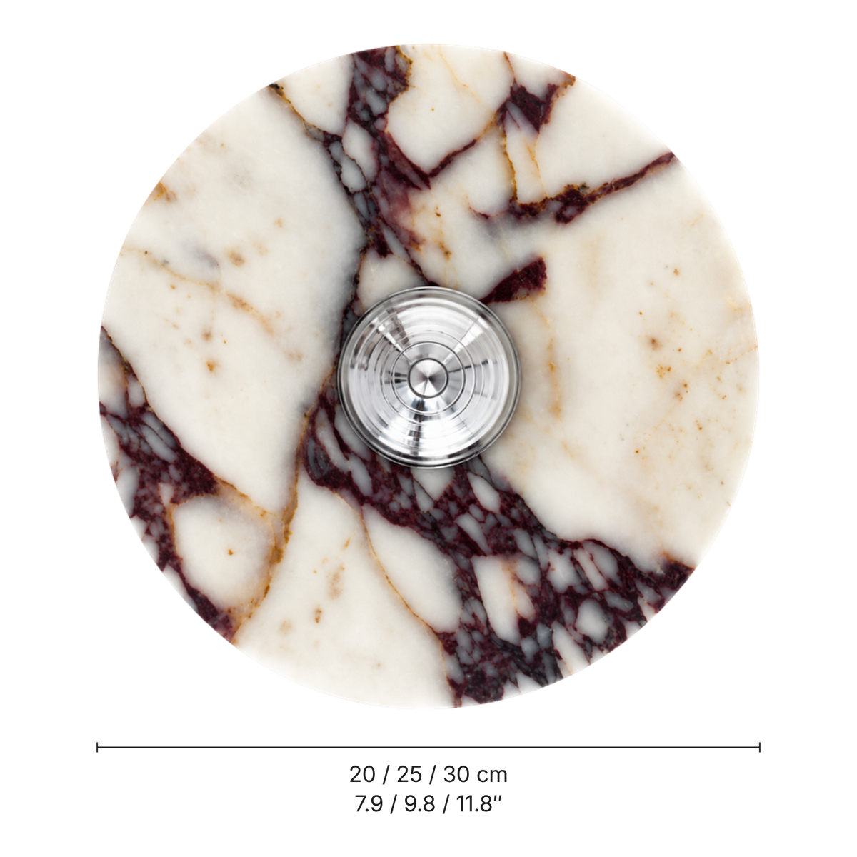 Malva Marble Disc Wall Light, dimensions