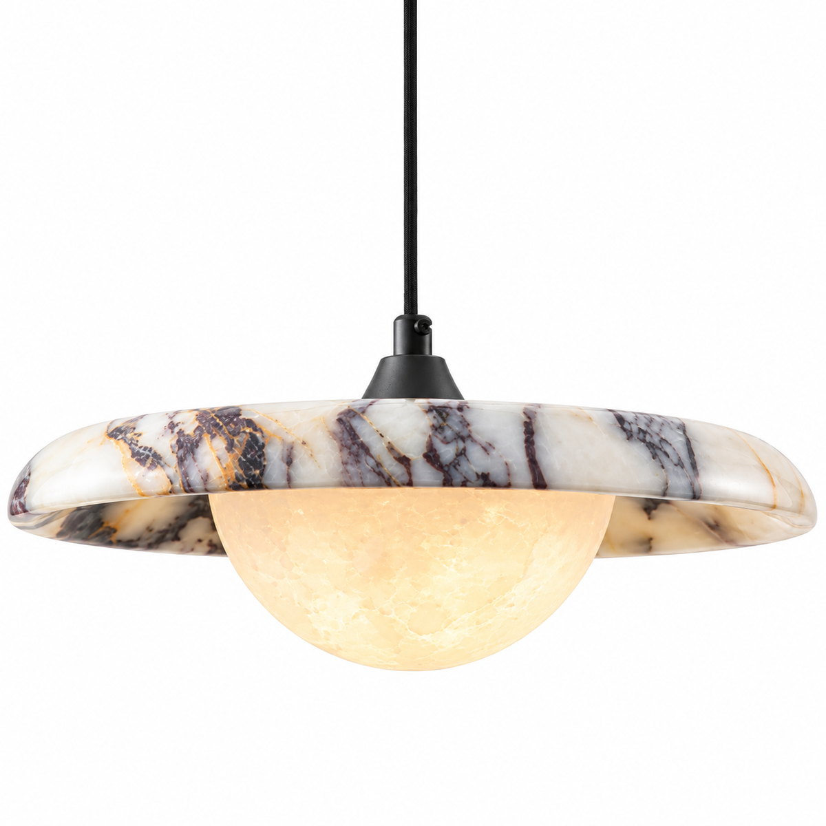 Zefira Marble Ring Pendant Light