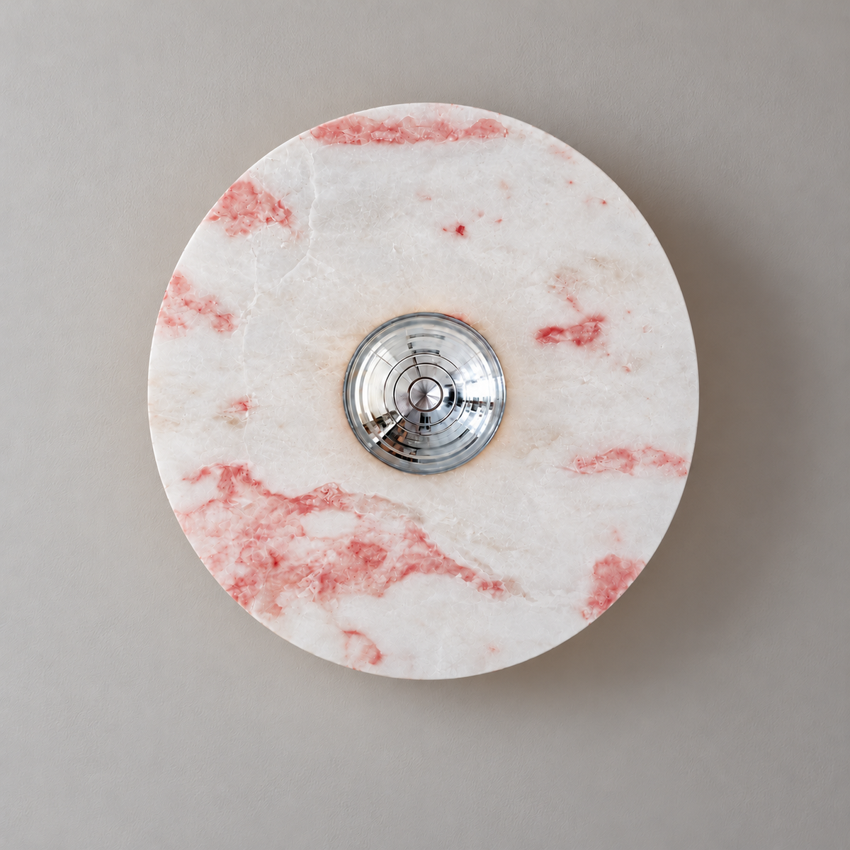 Dalia Marble Disc Wall Light, studio photo