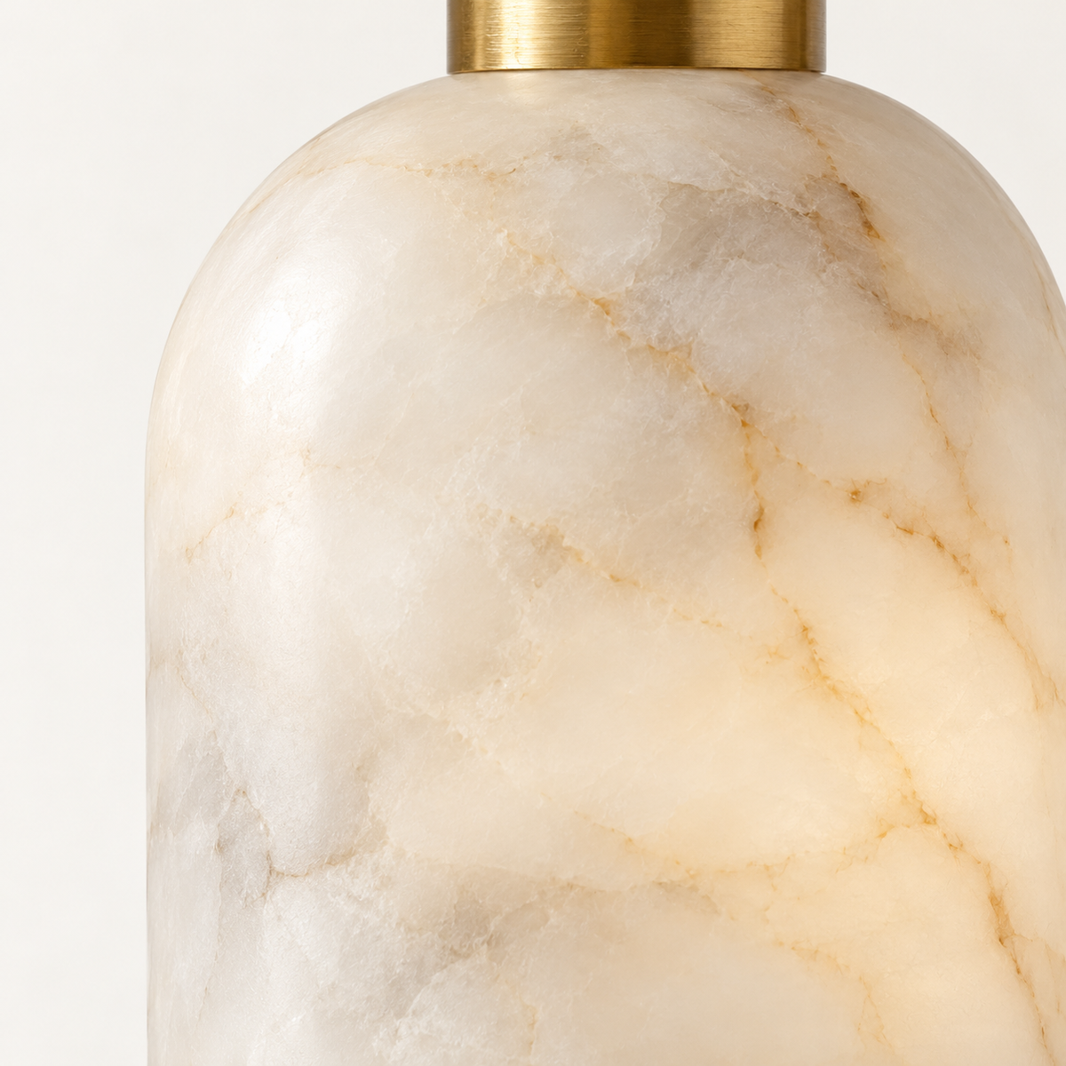 Ambra Alabaster Cluster Pendant Light, studio photo