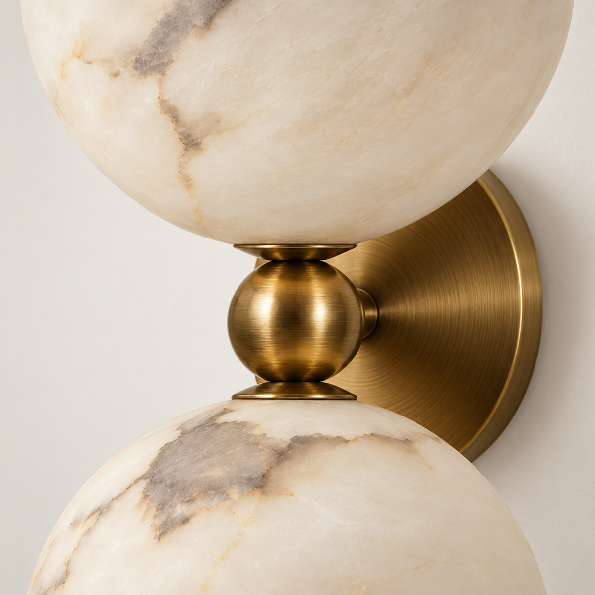 Orsola Alabaster Bowl Wall Light